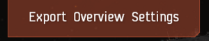 Shows the overview settings export button